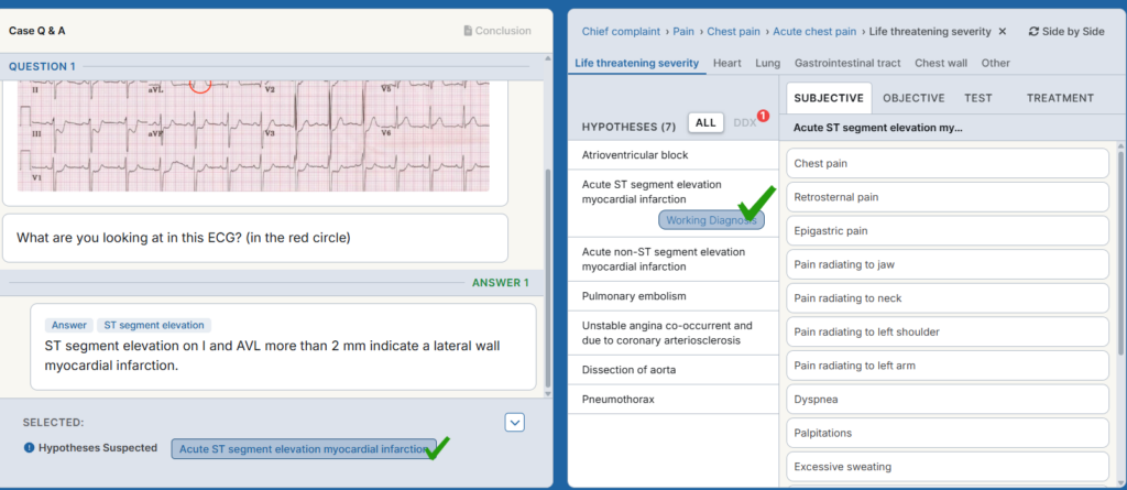 interactive case based learning for medical students